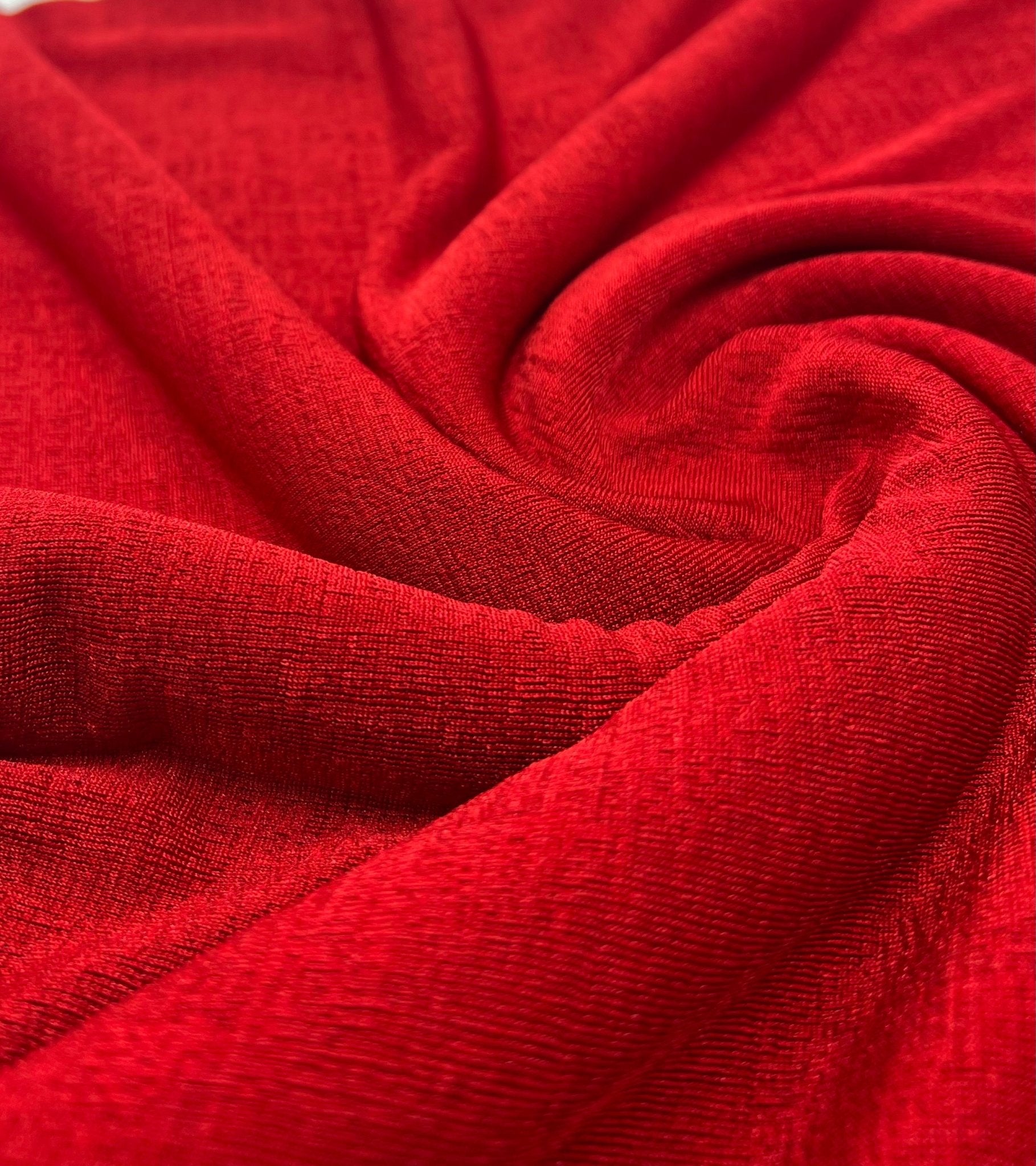 Red Acetate Slinky 4 Way Stretch Fabric - T9 Fabrics